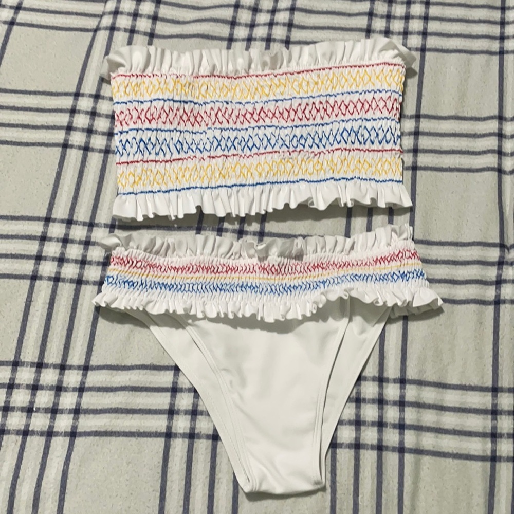 Zaful White Bikini Size Small Brand New
